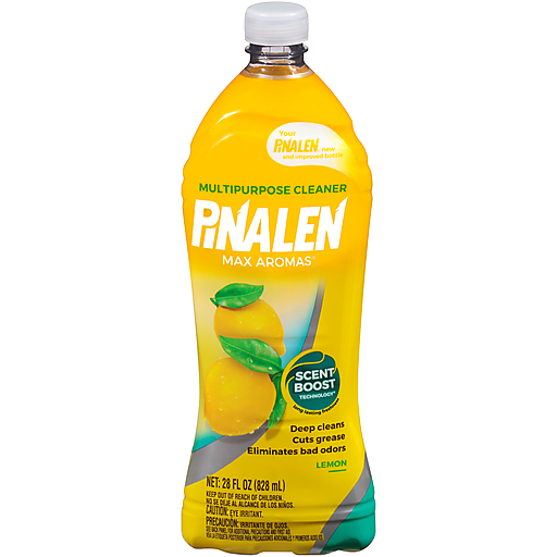 Pinalen Max Aromas Lemon Multipurpose Cleaner 28 Fl. Oz. Bottle