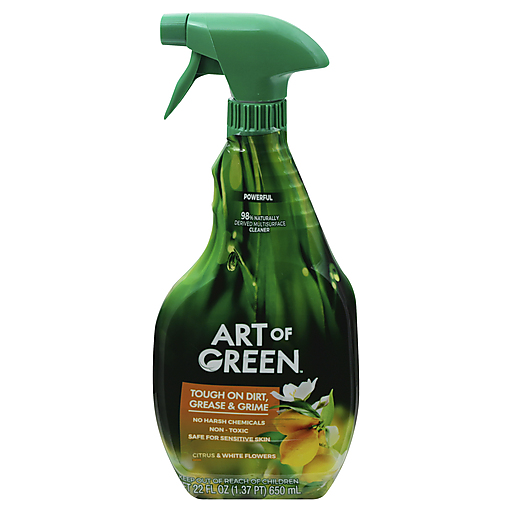 Art of Green Powerful Citrus & White Flowers Multisurface Cleaner 22 Oz