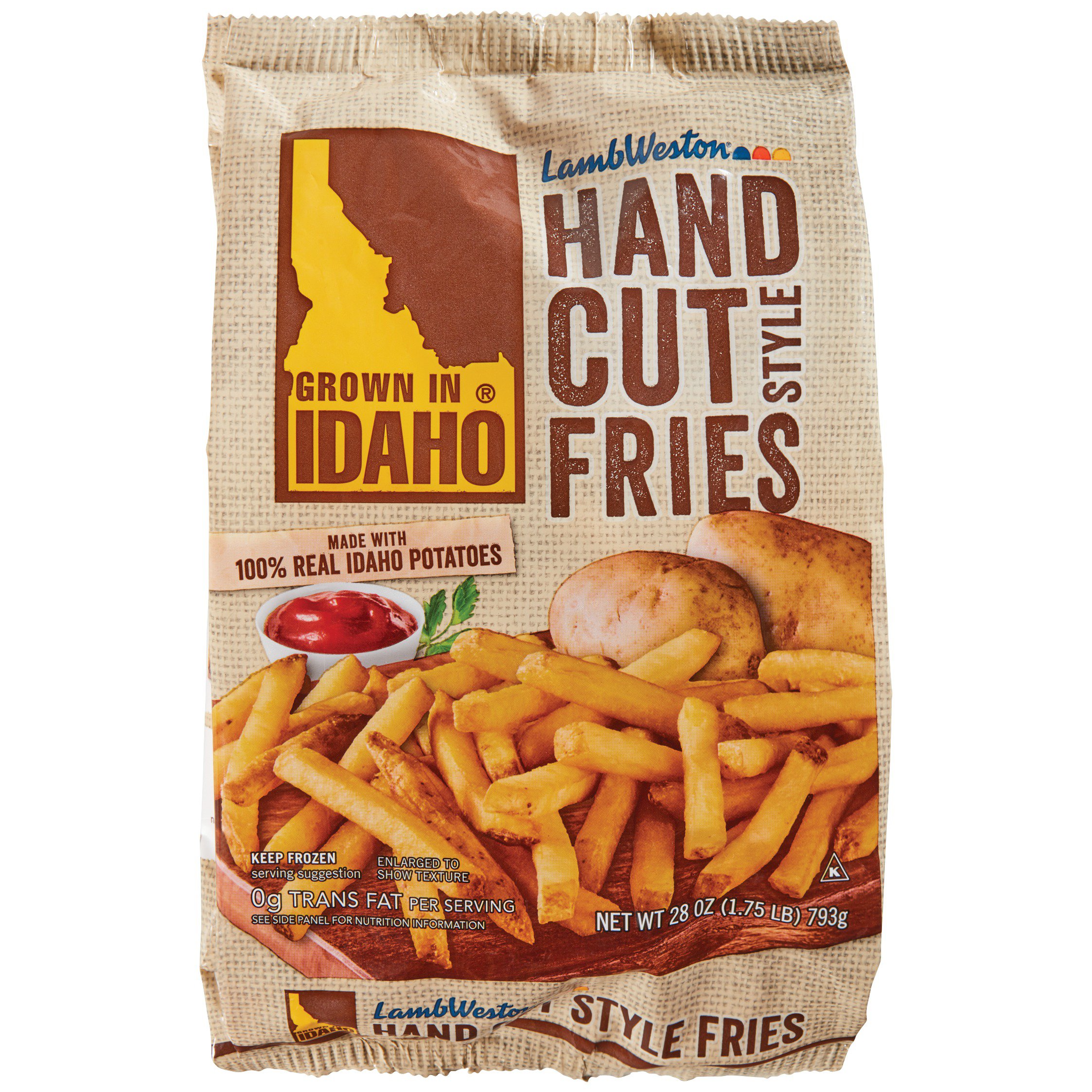 Lamb Weston Grown In Idaho Hand Cut Style Fries 28.00 Oz