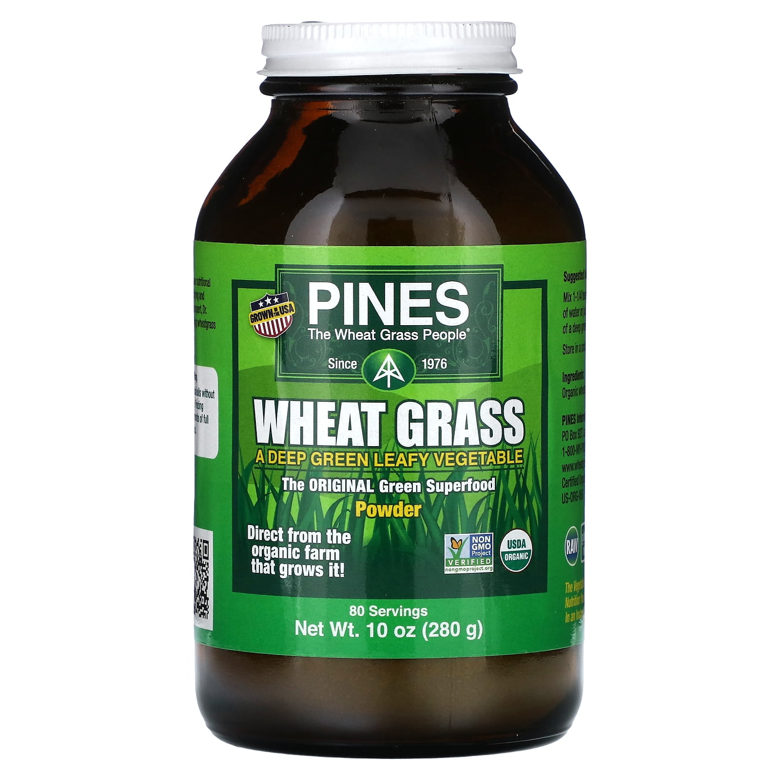 Pines International Organic Wheat Grass Powder
