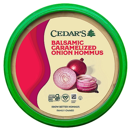 Cedar's Hommus, Balsamic Caramelized Onion 8 Oz