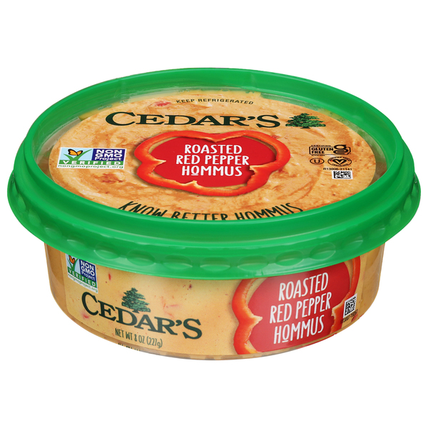 Cedar's Hommus, Roasted Red Pepper 8 Oz