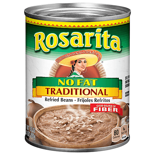 Rosarita No Fat Traditional Refried Beans, 30 Oz