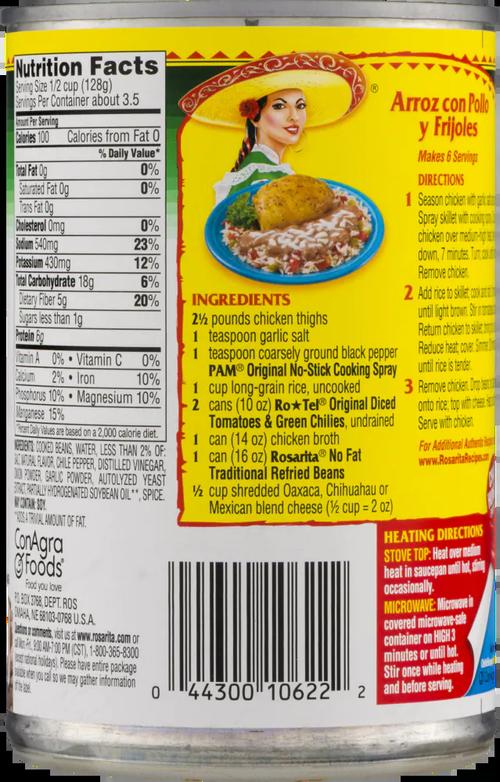 Rosarita Traditional No Fat Refried Beans