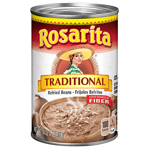 Rosarita Traditional Refried Beans - 16oz