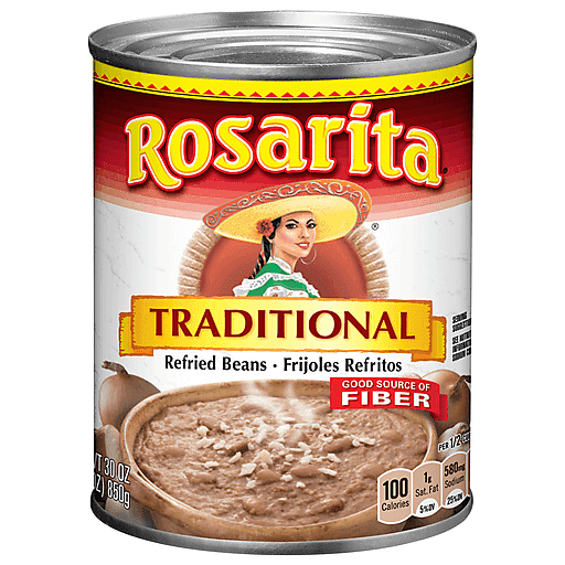 Rosarita Traditional Refried Beans - 30oz