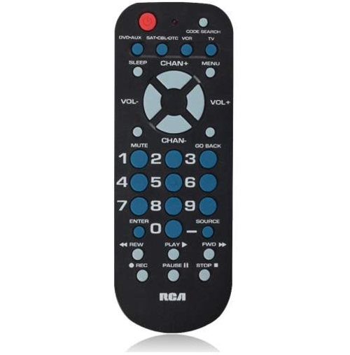 RCA 4-Device Palm-Sized Universal Remote