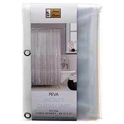 Shower Curtain Peva Heavy Weight Liner #668-s/cls