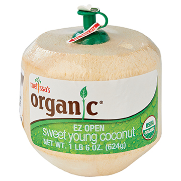 Melissa's Organic Ez Open Sweet Young Coconut
