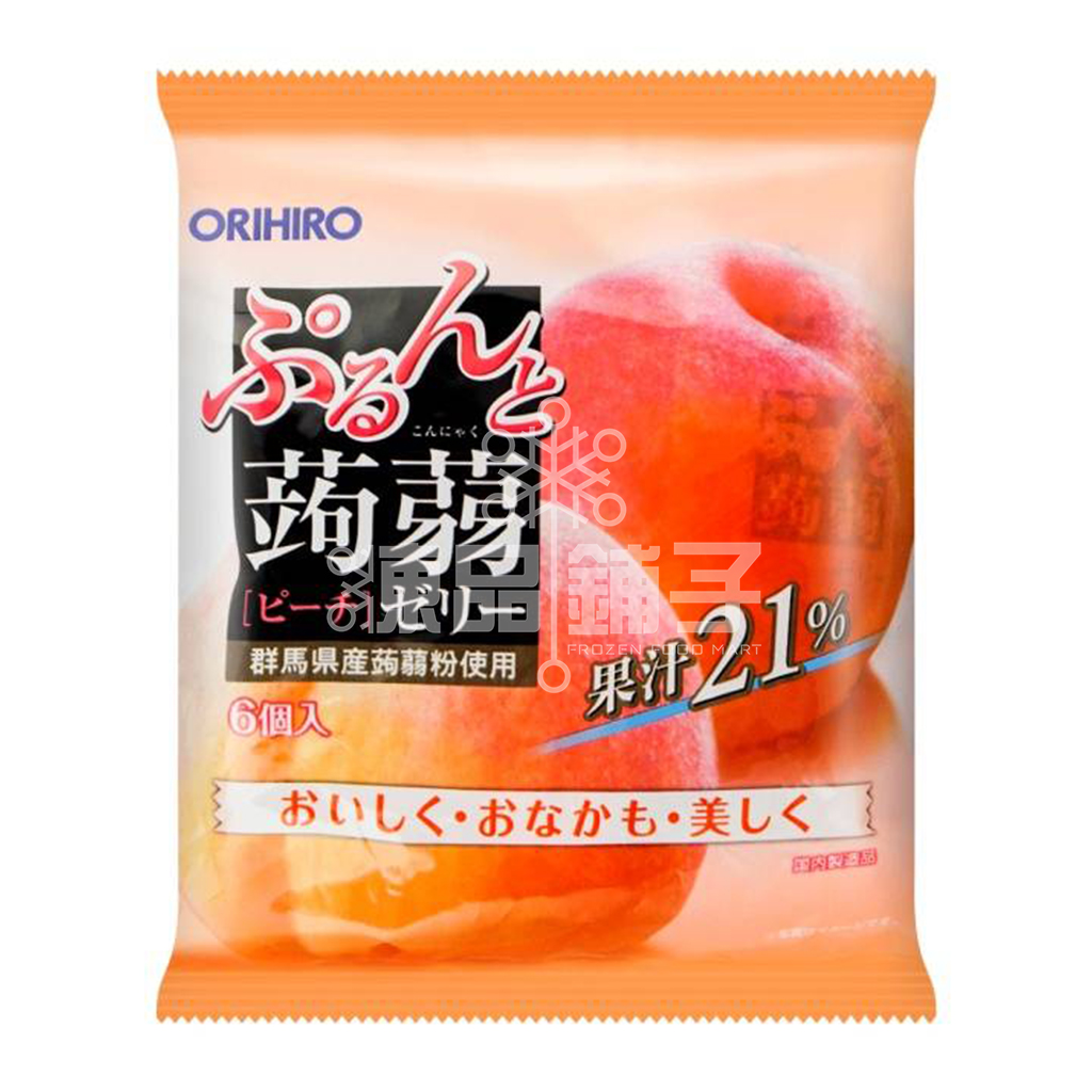 Orihiro Jelly Grape Peach Konjak 120g