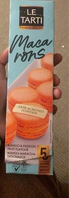 Le Tarti Macarons Mango & Passion Fruit 60g