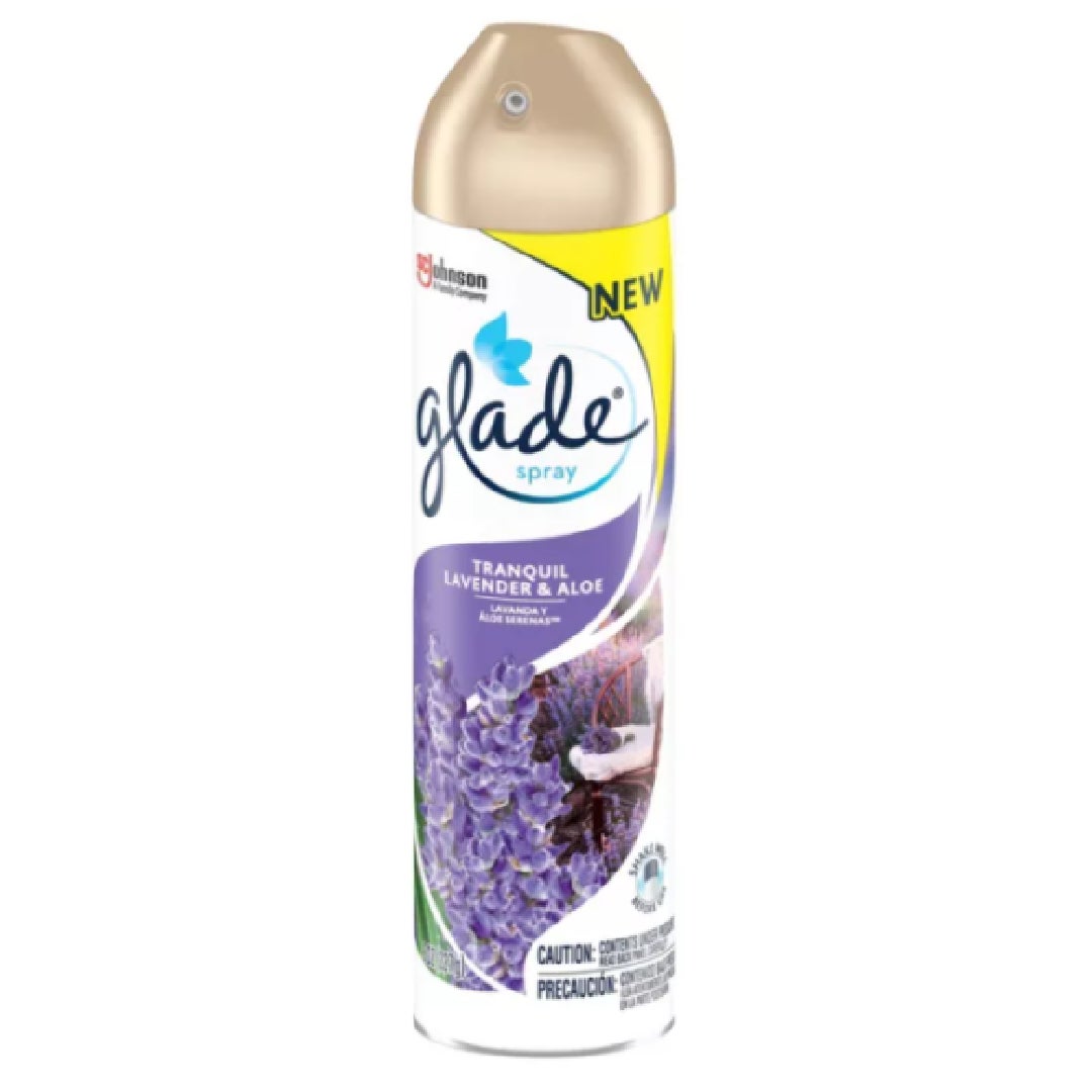 Glade Spray, Tranquil Lavender & Aloe 8 Oz