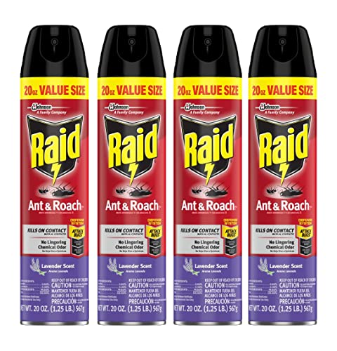 Raid Ant & Roach Killer 26 Lavender Scent 20 Oz Value Size