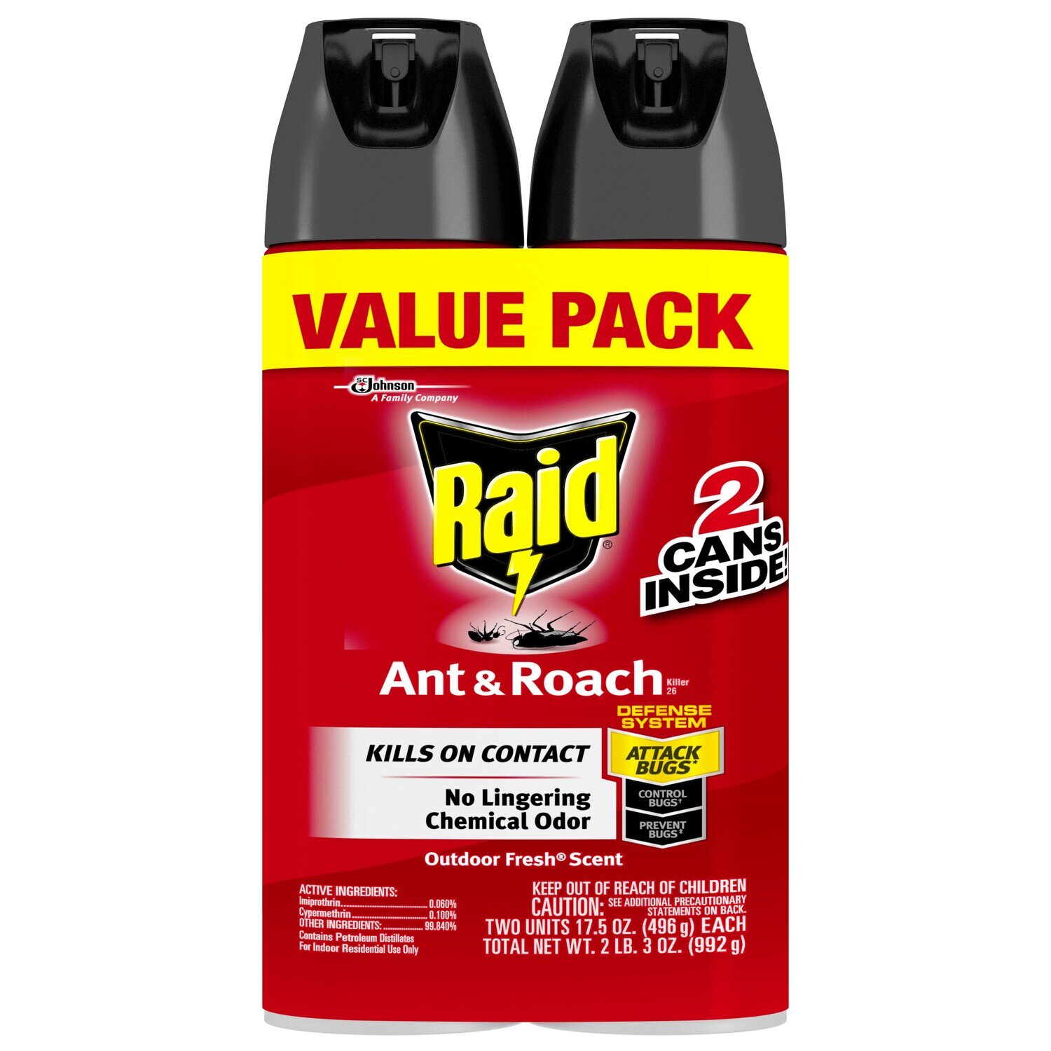 Raid Ant & Roach Killer Outdoor Fresh Scent
