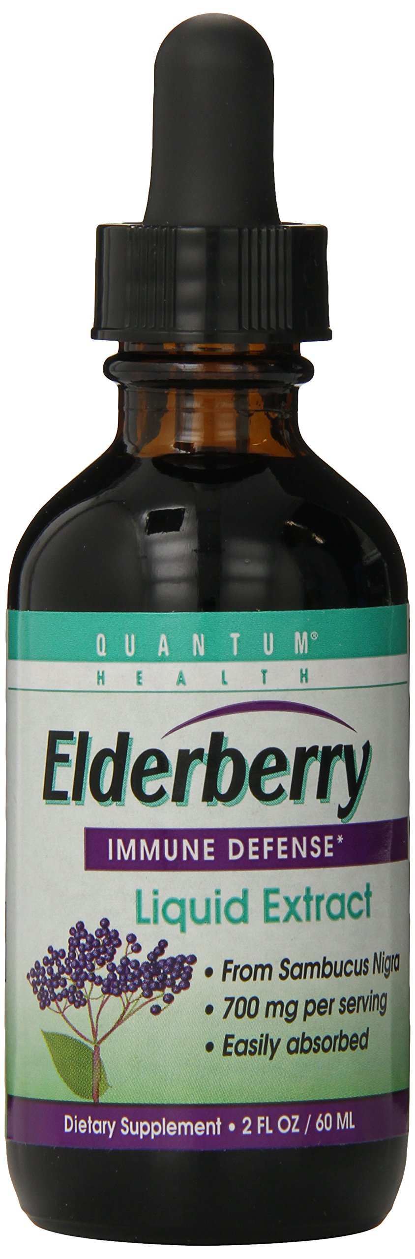 Quantum Health Elderberry Immune Defense Liquid Extract - 2 Oz