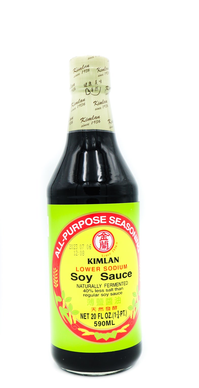 Kimlan Soy Sauce, Lower Sodium