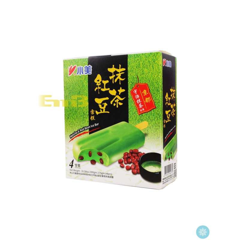 Well ICE-SM 小美抹茶红豆雪糕4支入300g/SM Matcha & Red Bean Ice Bar 4pcs 300g