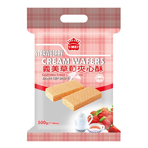 I Mei Strawberry Cream Wafers