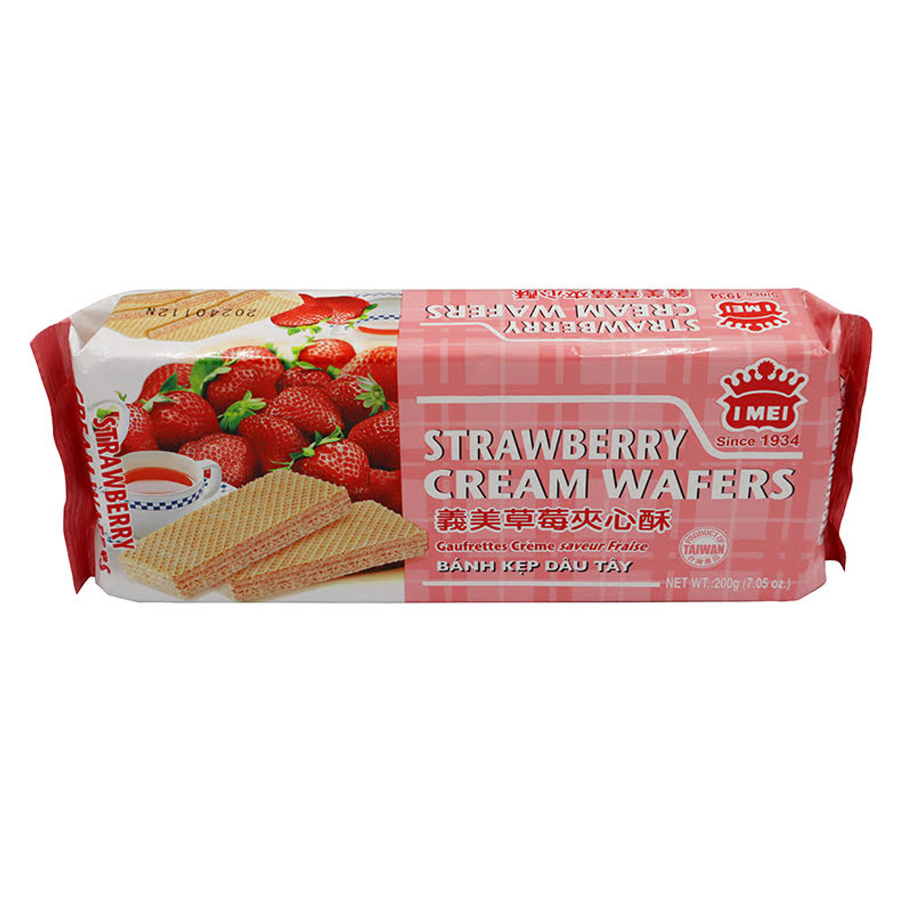 I-mei Cream Wafers Strawberry