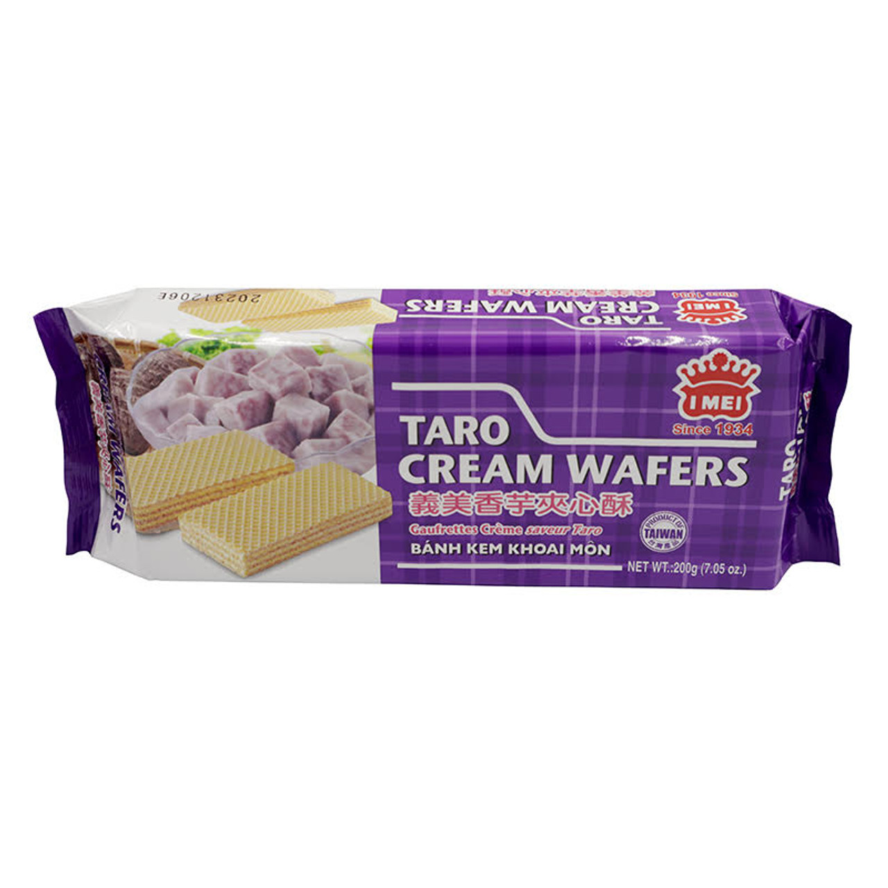 I-Mei Taro Cream Wafers