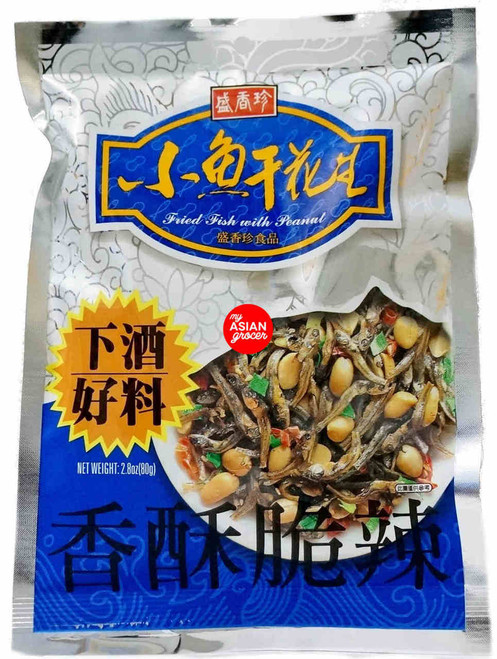 Chinese - Snacks Sheng Xiang Zhen Fried Fish With Peanut 80g