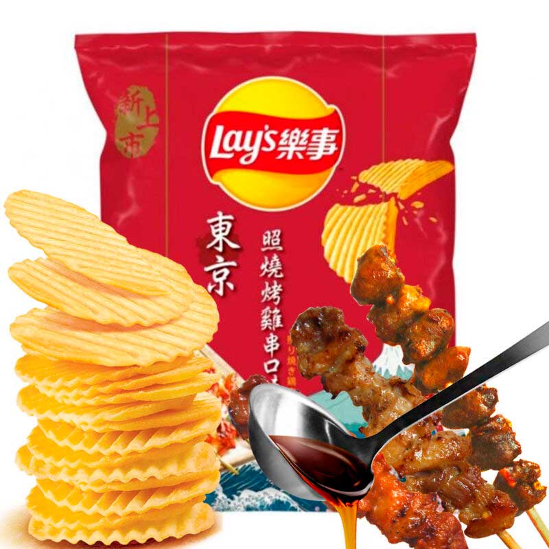 Lay's - 乐事 Grilled Chicken Skewers 59.5g