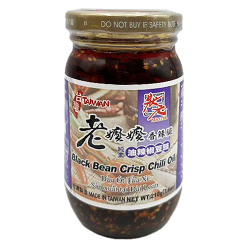 Sauce Taiwan Black Bean Crisp Chili Oil 210g