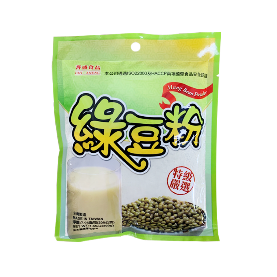 Chisheng Mung Bean Powder 200g – 耆盛綠豆粉200克