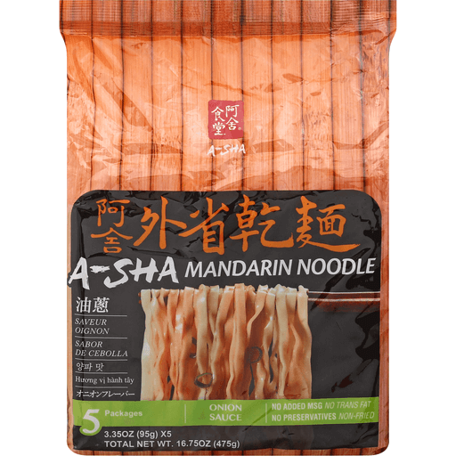 A-Sha Foods USA A-sha Mandarin Ndl Onion