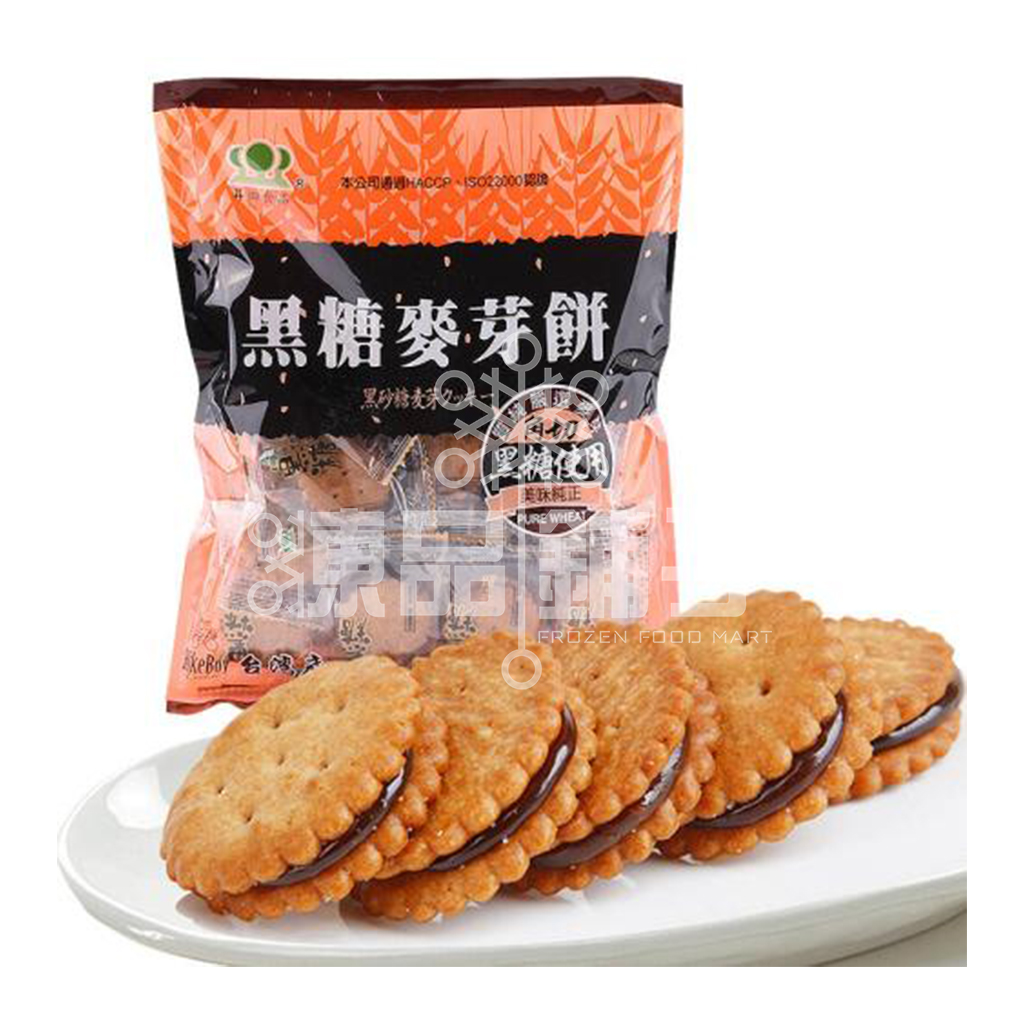 升田 黑糖麦芽夹心饼干 (250G)
