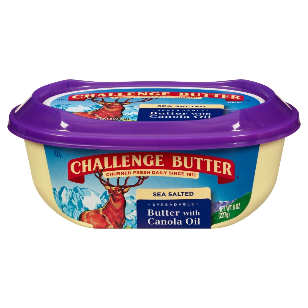 Challenge Butter, With Canola Oil, Sea Salted, Spreadable