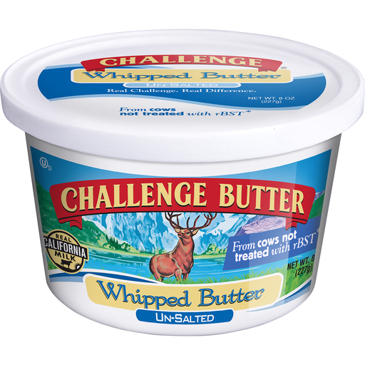 Challenge Whipped, Unsalted Butter - 8 Oz