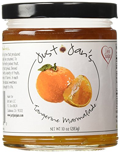 Just Jan's Tangerine Marmalade All Natural 10 Ounce