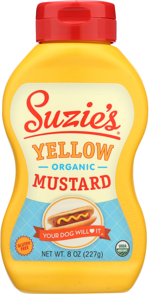 Suzie's Organic Yellow Mustard, 8 Oz