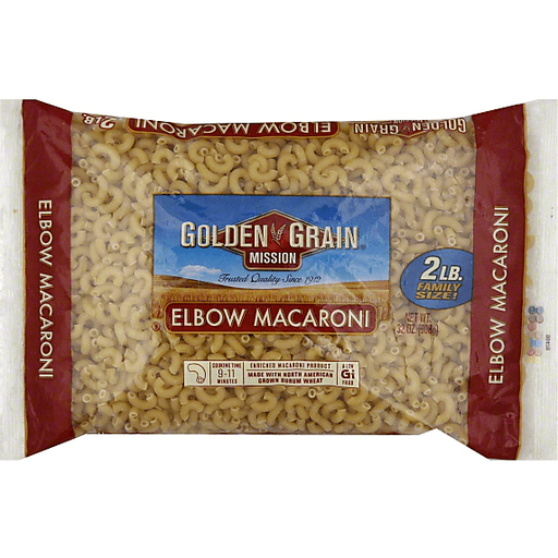 Golden Grain Elbow Macaroni, Family Size