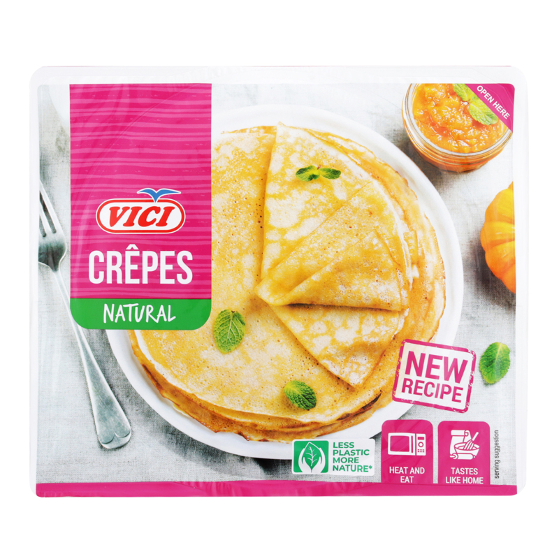 Vici Plain Natural Pancakes Crepes 500g F