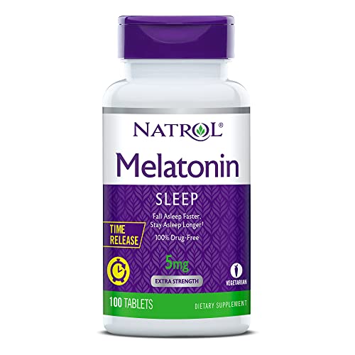 Natrol Melatonin Time Release Tablets, 5mg