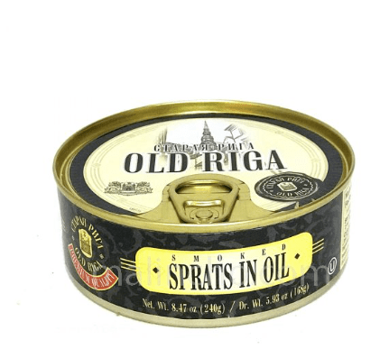 Ocfoodmarket Old Riga Smoked Sprats In Oil 240 G