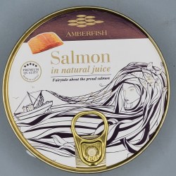 Amberfish Salmon In Its Own Juice 200g