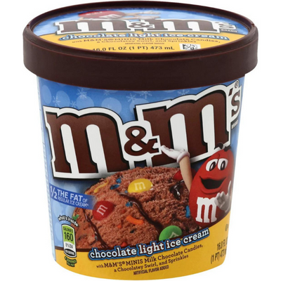 M&M's Chocolate Ice Cream Pint - 16 Fl Oz
