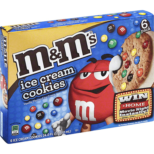 M & M M&M's Ice Cream Cookies