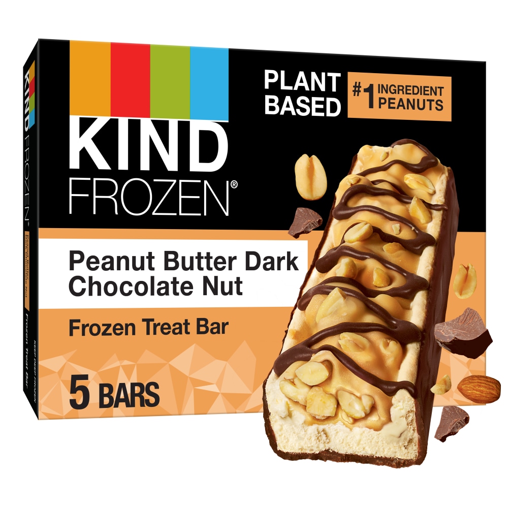 Kind Frozen Peanut Butter Dark Chocolate Nut Treat Bars