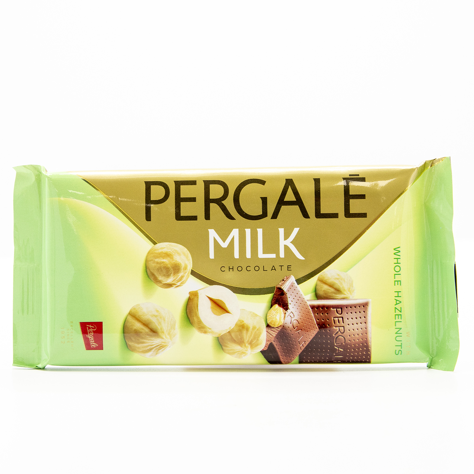 Pergale Milk Chocolate With Whole Hazelnuts 100g