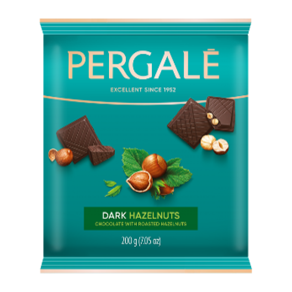 Pergalė Milk Chocolate With Whole Hazelnuts - Pergale - 250 Г