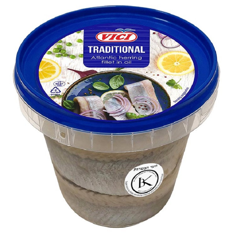 Ocfoodmarket Vici Herring Filet In Pail 600g