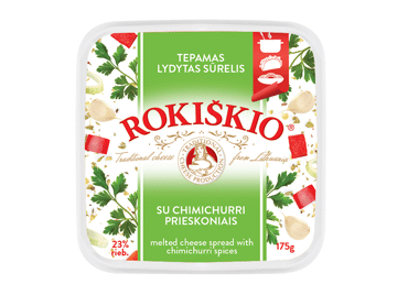 Melted Cheese ROKIŠKIO With Chimichurri Spices 23% 175g