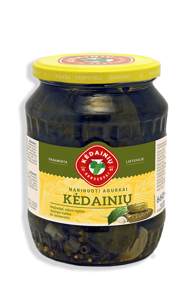 KKF Pickled Cucumbers Kedainiu 660g