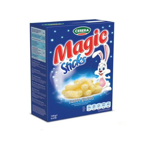 Magic Sticks Sweet Puffed Corn Sticks, 130g