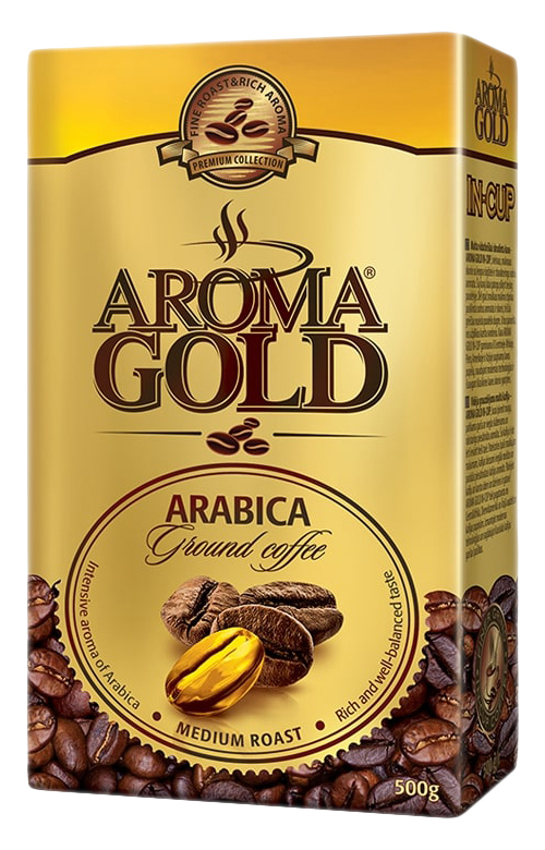 Ground Coffee AROMA GOLD IN-CUP 500g