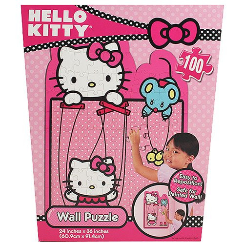 Hello Kitty 100 Piece Repositionable Wall Puzzle - Kids Room